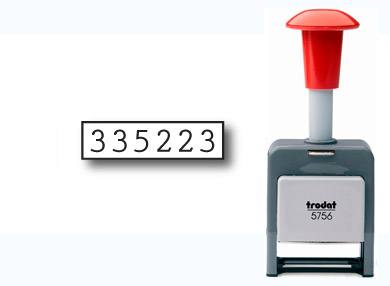 Trodat 5756 6-Band Auto Numberer Stamp